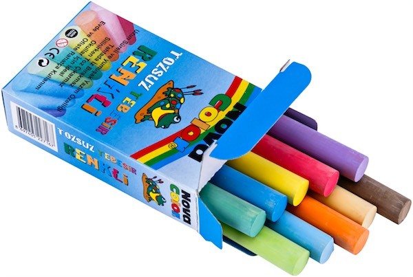 Nova Color Tebeşir 10 Lu Renkli Tozsuz Nc-4111