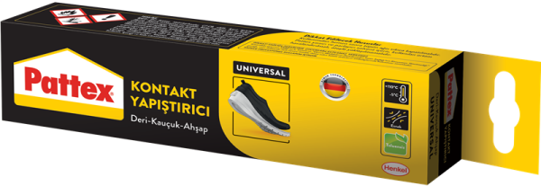 Pattex Kontakt Yapıştırıcı Deri Kauçuk Ahşap 50gr Tüp 3023773