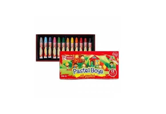Mikro Pastel Boya PB-12 12 Renk