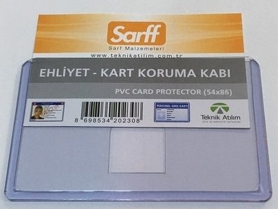 Sarff Ehliyet Kabı Pvc Lux A-031H 55X85Mm 15323003