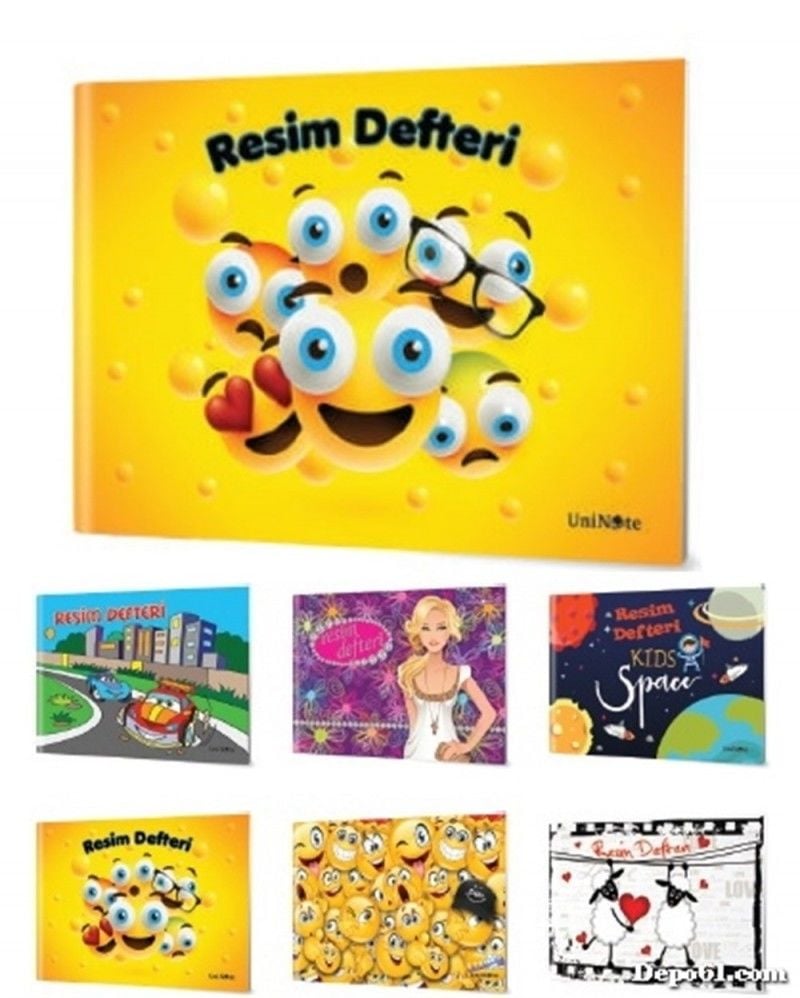 Çınar Büyük 60 Yaprak Dikişli Resim Defteri Perforajlı