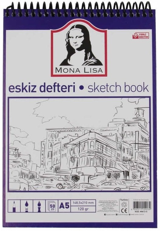 Südor Eskiz Defteri Spriralli A5 120gr 50 Yaprak MN13-5