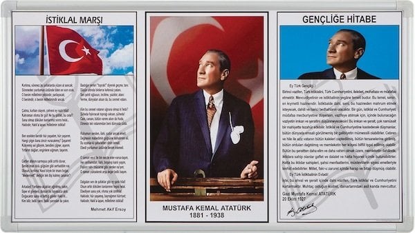 İnter Atatürk Köşesi Metal Çerçeve 50X90 750-5