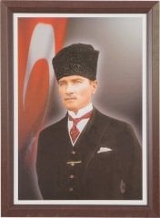 İnter Atatürk Portresi Lamine Çerçeve 35x50 İnt 824-1L