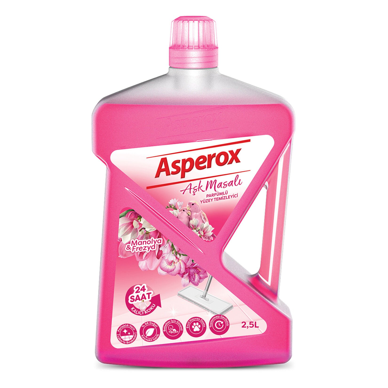 Asperox Yüzey Temizleyici Manolya&Frezya 2,5Lt.