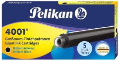 Pelikan Dolmakalem Kartuşu 4001 Dev Roy.Siyah 5 li