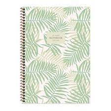 Keskin 16,5x22,5 80 Yp.Düz Karton Kapak Spr.La Plume Leaves Defter