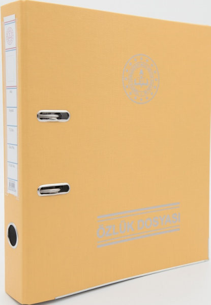 Dilman Öğretmen Özlük Dosyası Klasörlü Sarı