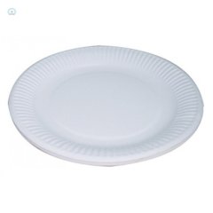 Plastik Atılan Tabak 19Cm Yuvarlak 100 Adet