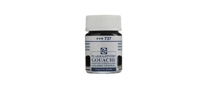 Talens Guaj Boya 16 ml Neutral Black 8167372