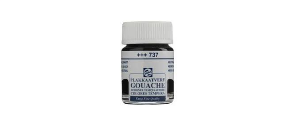 Talens Guaj Boya 16 ml Neutral Black 8167372