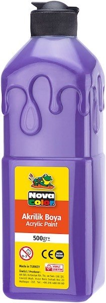 Nova Color Akrilik Boya 500 Gr Mor Nc-389