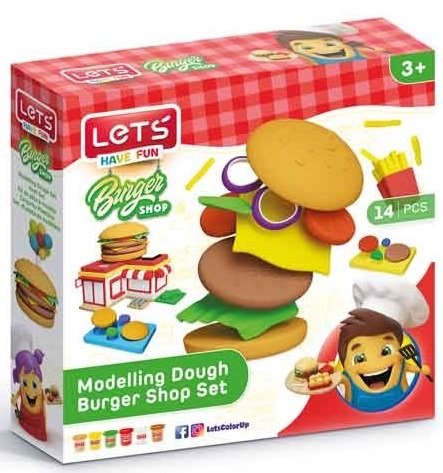 Lets Oyun Hamuru Hamburger Seti L9003