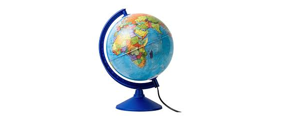 Brons Küre Siyasi Işıklı 20cm BR-825