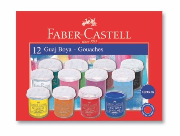 Faber Castell Guaj Boya 12 Renk 160101 160401