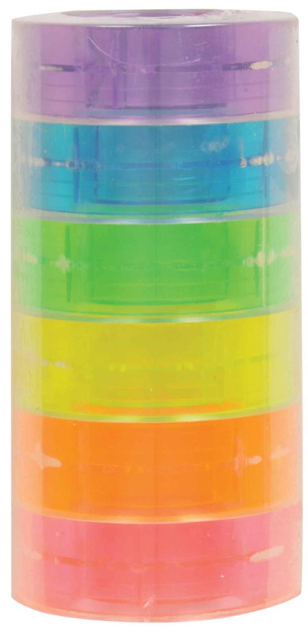 Noki Bant Kristal Renkli 6 lı Rulo 19336