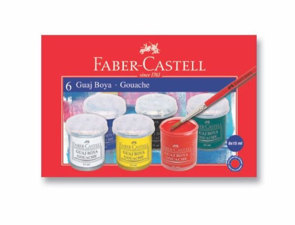 Faber Castell Guaj Boya 6 Renk 160400