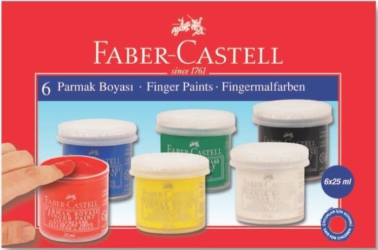 Faber Castell Parmak Boyası 6 Renk 160402