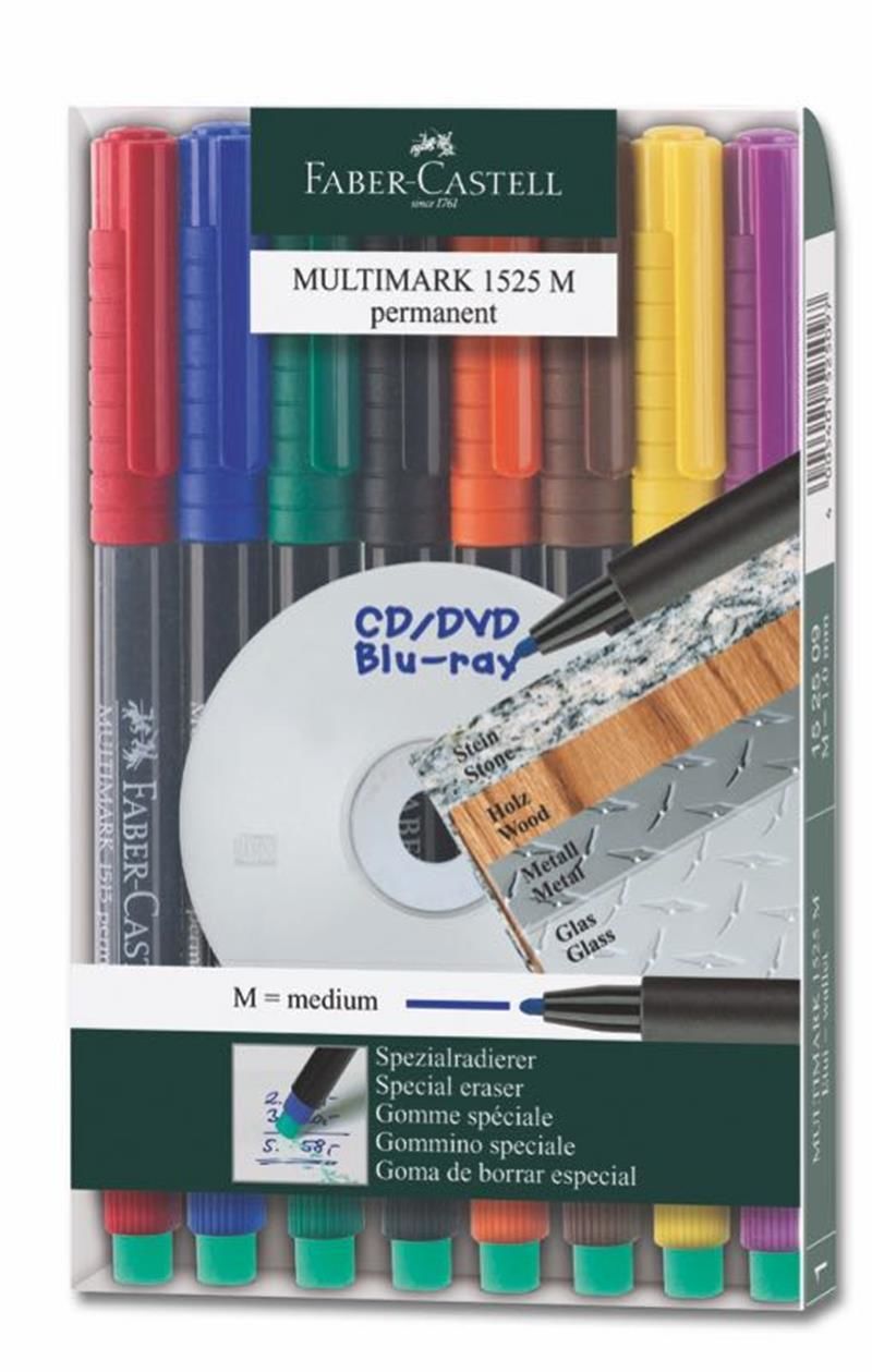 Faber Castell Permanent Kalem M 8 Li Takım 152509