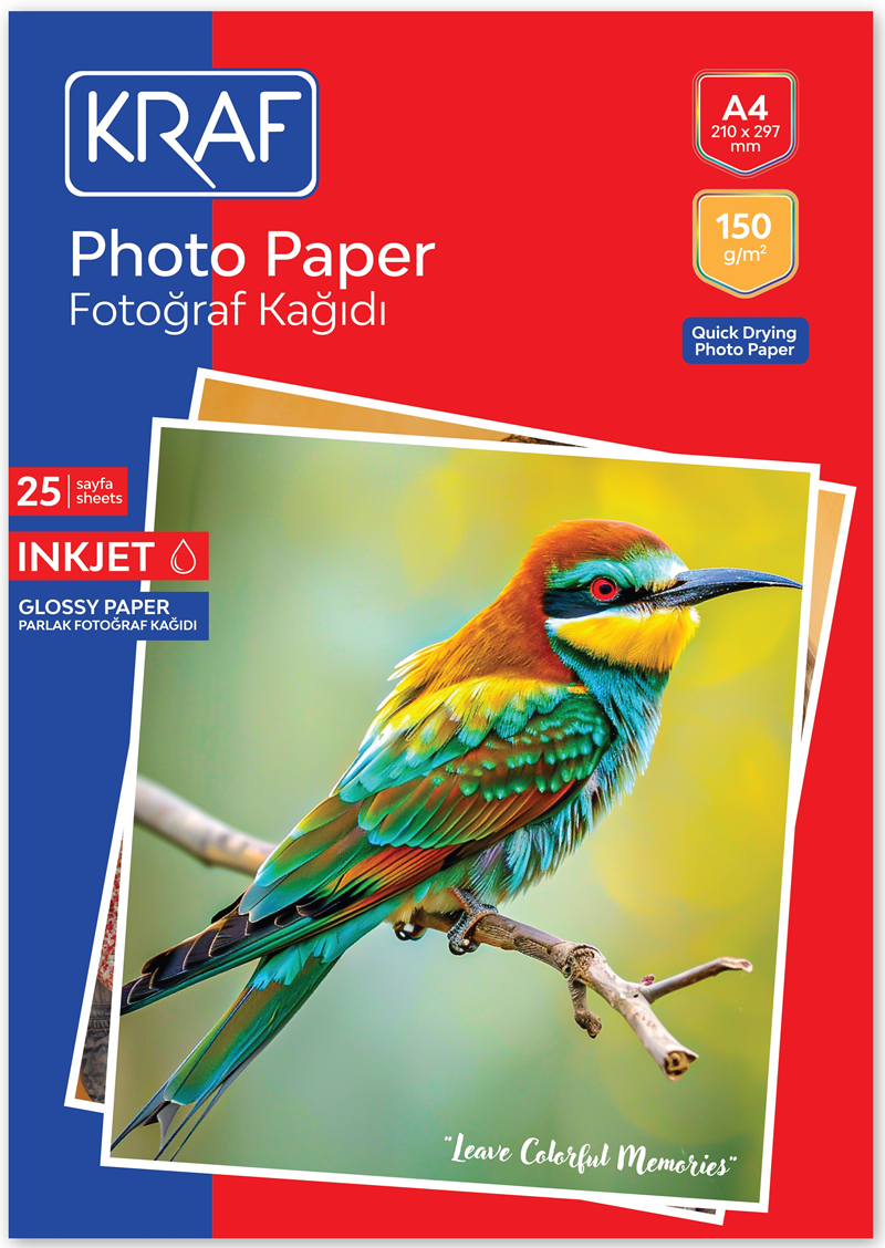 Kraf Fotoğraf Kağıdı A4 150gr 25 li