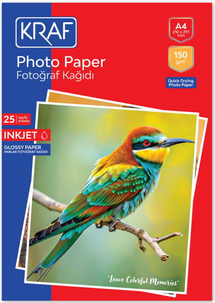 Kraf Fotoğraf Kağıdı A4 150gr 25 li