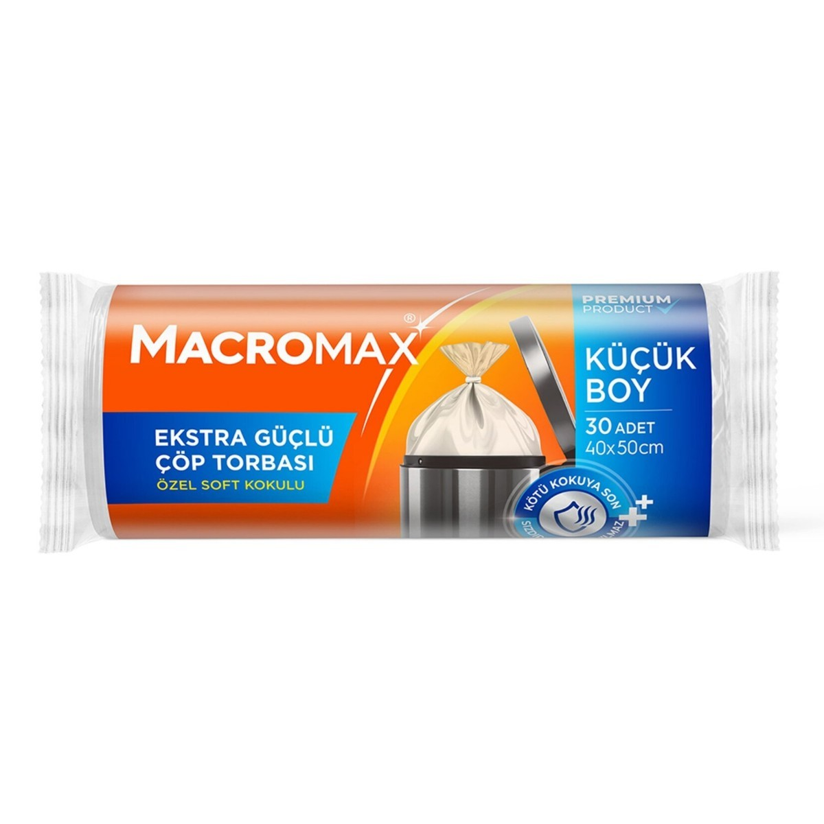 Macromax Extra Güçlü Küçük Boy Çöp Poşeti 30'lu