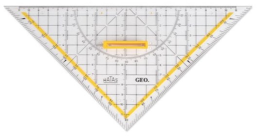 Hatas Gönye Geometrik Açılı 25 cm 00510