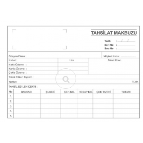 Folix Tahsilat Makbuzu Otokopili 135Mmx190Mm