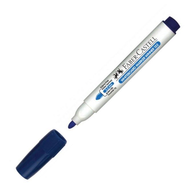 Faber Castell Permanent Markör 54 Kesik Mavi 152760