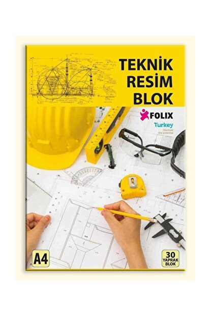 Folix Teknik Resim Blok A4 Dik