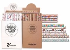 Keskin Ambalaj Kağıdı 70x100 Pastel Tekli Rulo 100350-99