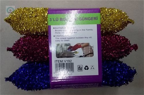 Vmax 3Lü Bulaşık Süngeri