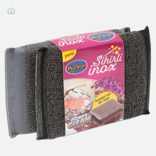 Myclean Sihirli Paslanmaz İnox Telli Sünger 2Li