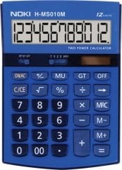 Noki Hesap Makinesi 12 Hane H-Ms010M Mavi