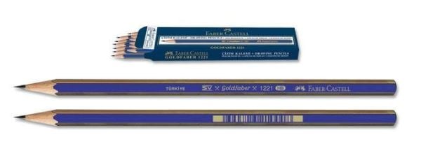 Faber Castell Kurşun Kalem Gold Dereceli 1221 8B 12 Li