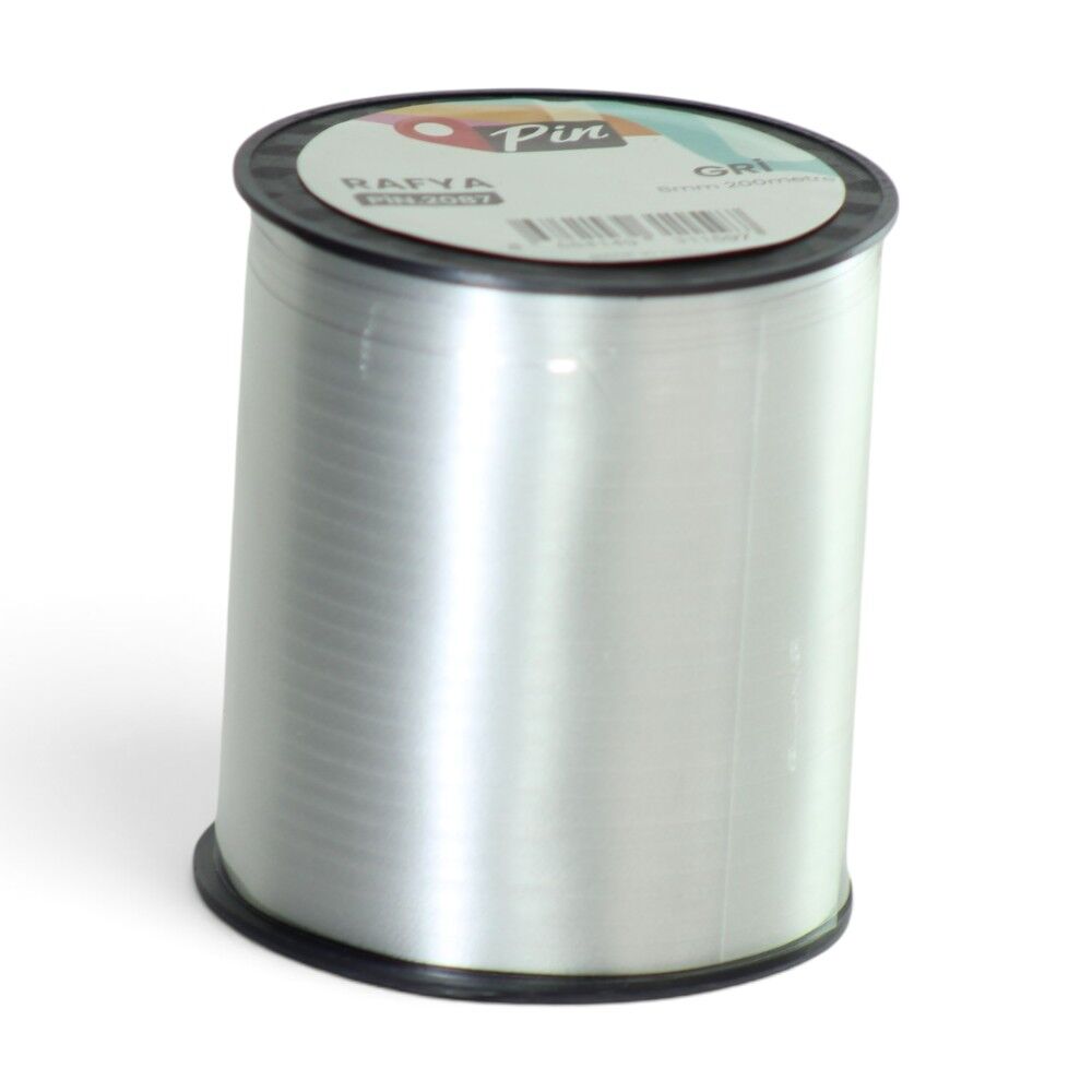 Pin Rafya 8 mm 200 Metre Gri