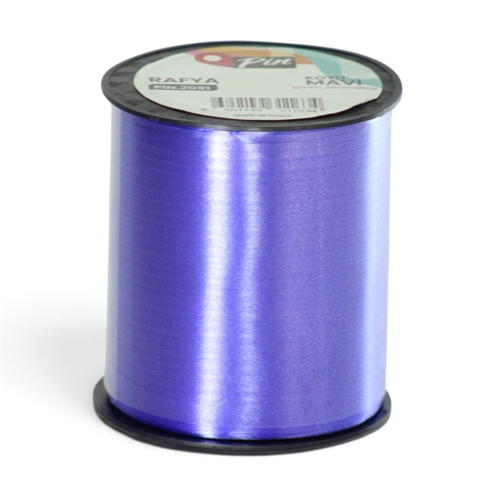 Pin Rafya 8 mm 200 Metre Koyu Mavi