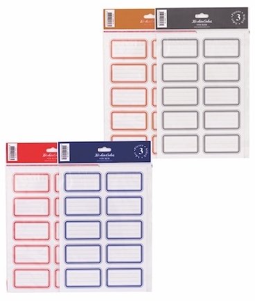 Keskin Etiket 3 Lü Tek Renk Siyah 220892-99