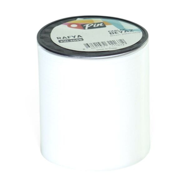 Pin Rafya 8 mm 200 Metre Parlak Beyaz