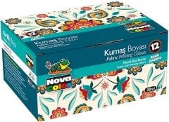 Nova Color Kumaş Boyası 12 li Şişe Set NC-192
