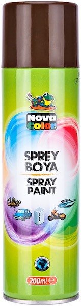 Nova Color Sprey Boya 200 Ml Kahve Nc-806