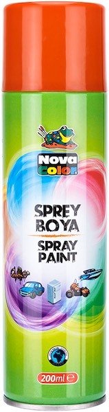 Nova Color Sprey Boya 200 Ml Turuncu Nc-807