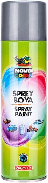 Nova Color Sprey Boya 200Ml Gümüş Nc-812