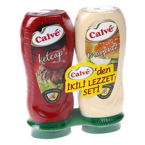 Calve Acılı Ketçap 400Gr.+Mayonez 350Gr. Set