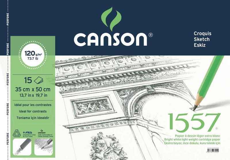Canson Çizim Blok 35X50 1557 120G 15Yp 120153550