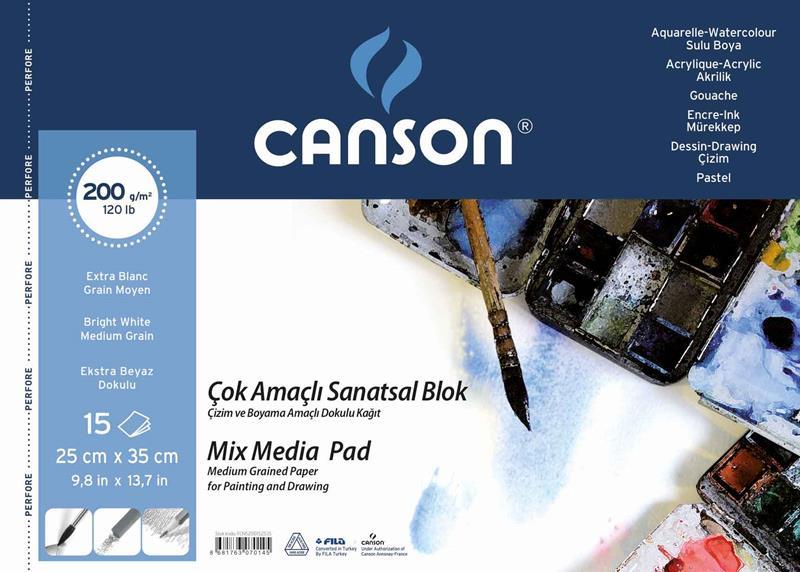 Canson Resim Blok Fineface 25x35 200g 15 Yaprak 152535