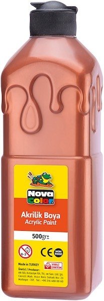 Nova Color Akrilik Boya 500 Gr Bakır Nc-672