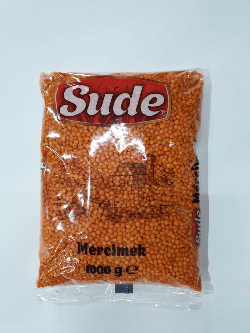 Sude Futbol Mercimek Kırmızı 1000Gr.