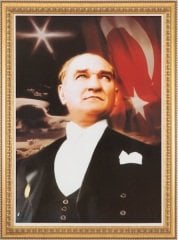 İnter Atatürk Portresi Varaklı 50X70 İnt-022