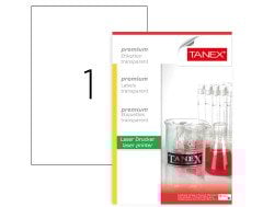 Tanex Lazer Etiket Şeffaf Tw-2000 210x297
